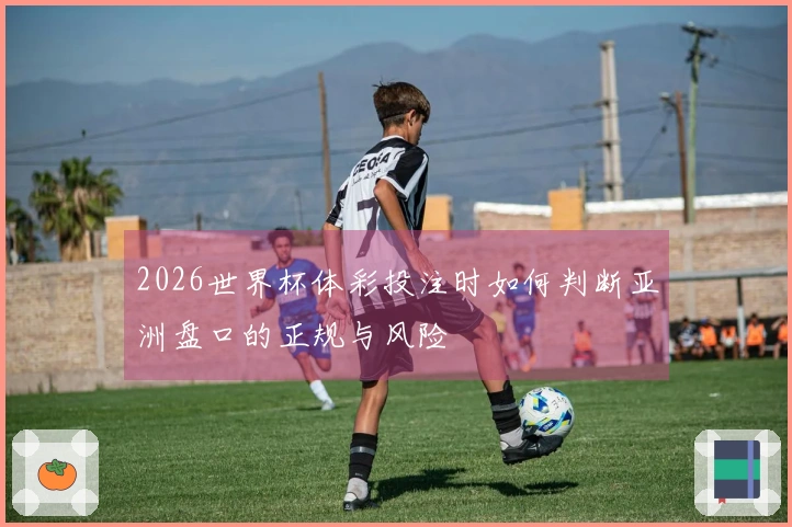 2026世界杯体彩投注时如何判断亚洲盘口的正规与风险