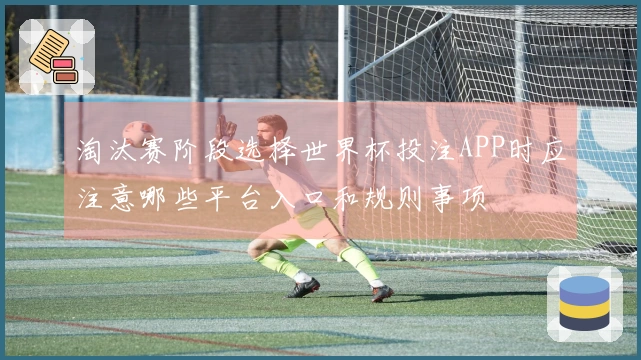淘汰赛阶段选择世界杯投注APP时应注意哪些平台入口和规则事项